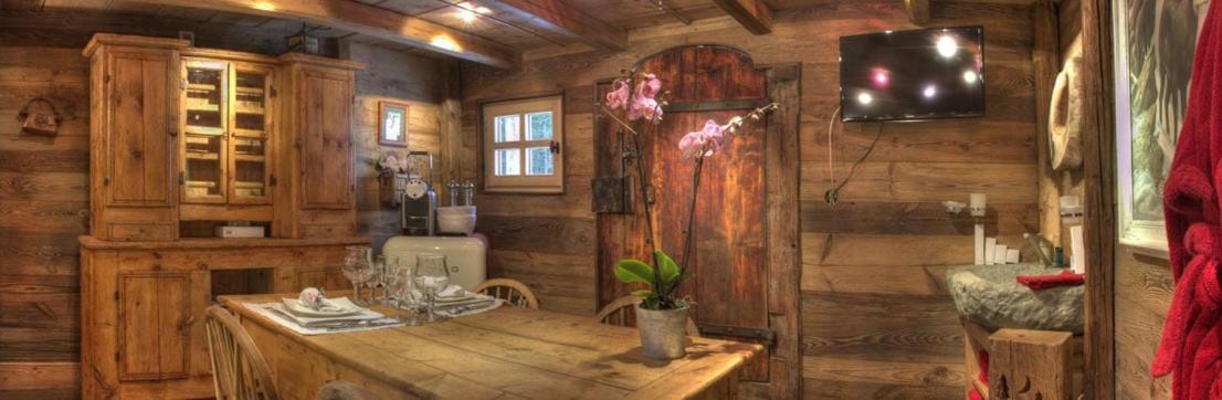 Hotel Les Chalets De Philippe Avec Jacuzzis Privatifs シャモニー エクステリア 写真