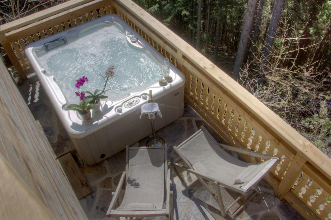 Hotel Les Chalets De Philippe Avec Jacuzzis Privatifs シャモニー エクステリア 写真