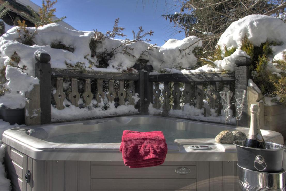 Hotel Les Chalets De Philippe Avec Jacuzzis Privatifs シャモニー エクステリア 写真